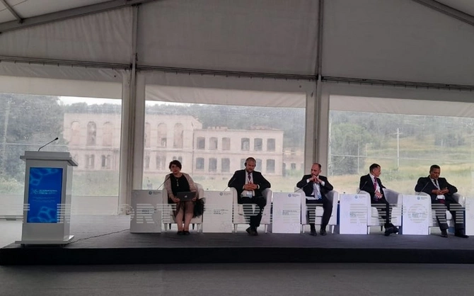 Şuşada Beynəlxalq Media Forumunda ikinci panel keçirildi — FOTO Şuşada Beynəlxalq Media Forumunda ikinci panel keçirildi — FOTO