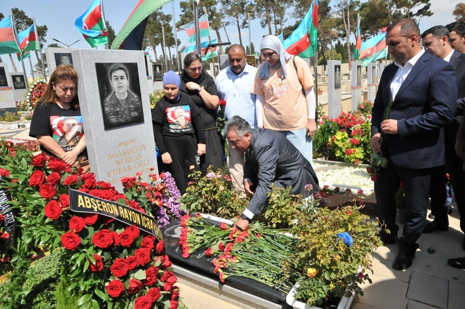 Şəhid Nurlan Ağakişiyevin 20-ci doğum günü qeyd olundu — FOTOLAR