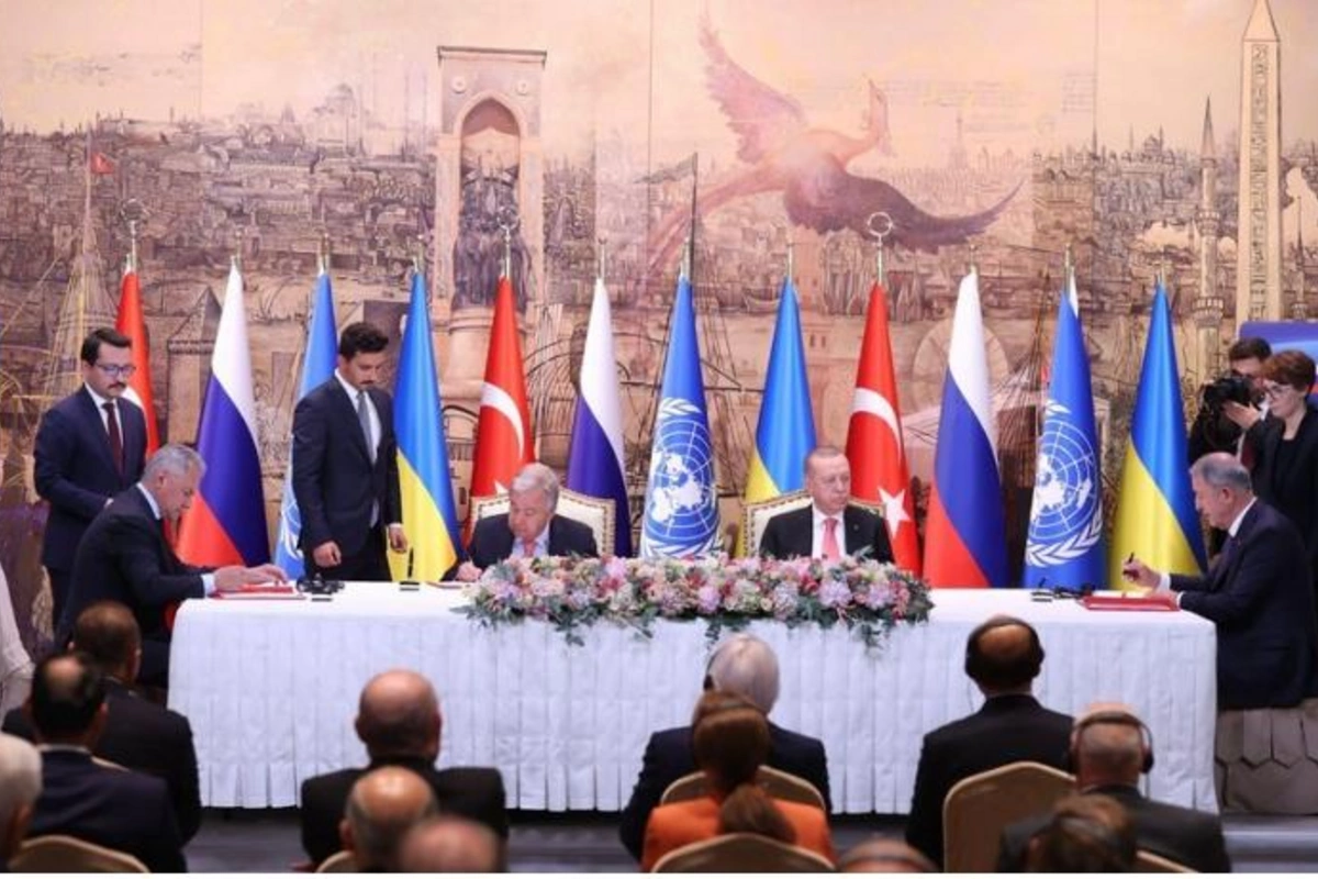Azərbaycan XİN Ukraynadan taxılın ixracı üzrə sazişi alqışlayır — FOTO