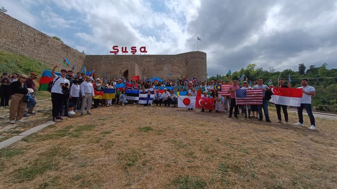Diaspor nümayəndələrinin Şuşaya beşinci səfəri başa çatdı — FOTOLAR