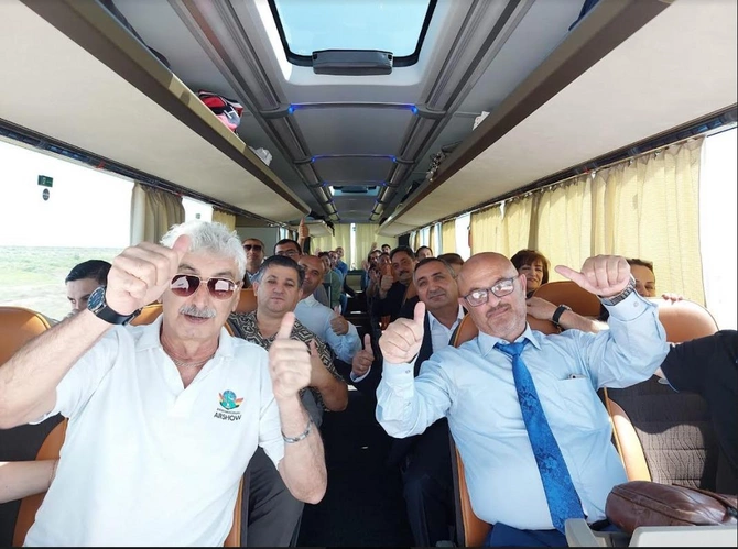 Diaspor nümayəndələrinin Şuşaya növbəti səfəri başladı — FOTOLAR
