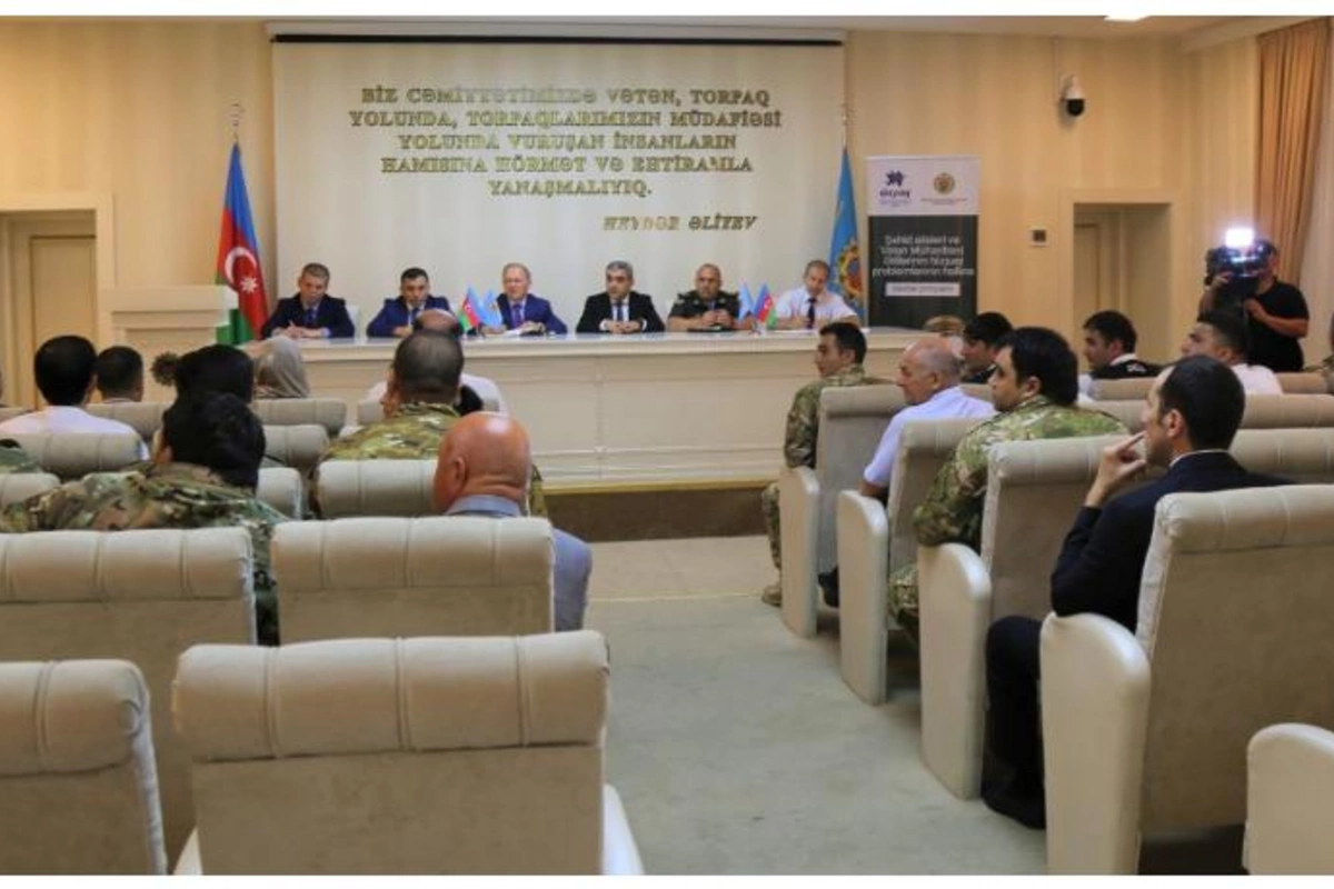 “Dayaq” Respublika Veteranları Təşkilatı ilə birgə hüquqi maarifləndirici görüş keçirdi — FOTOLAR