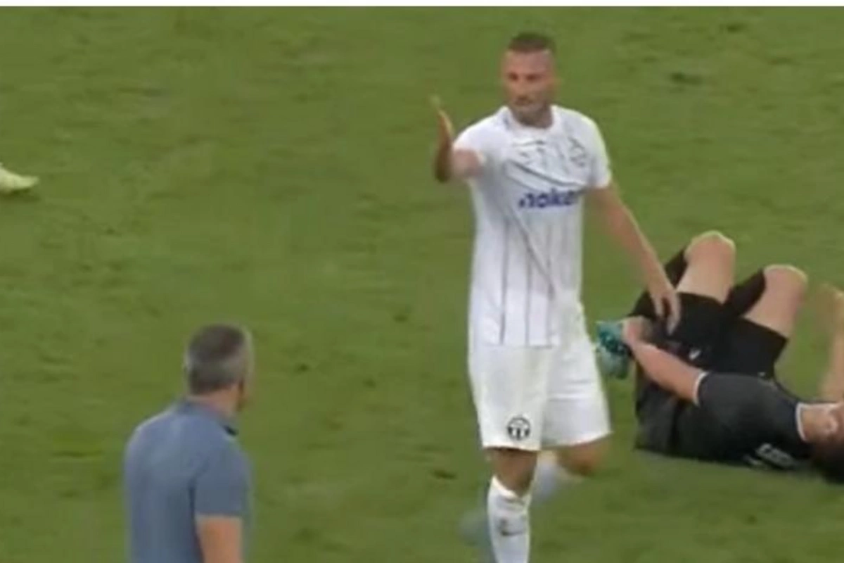 Qurban Qurbanovla Sürixin futbolçusu arasında insident baş verdi
