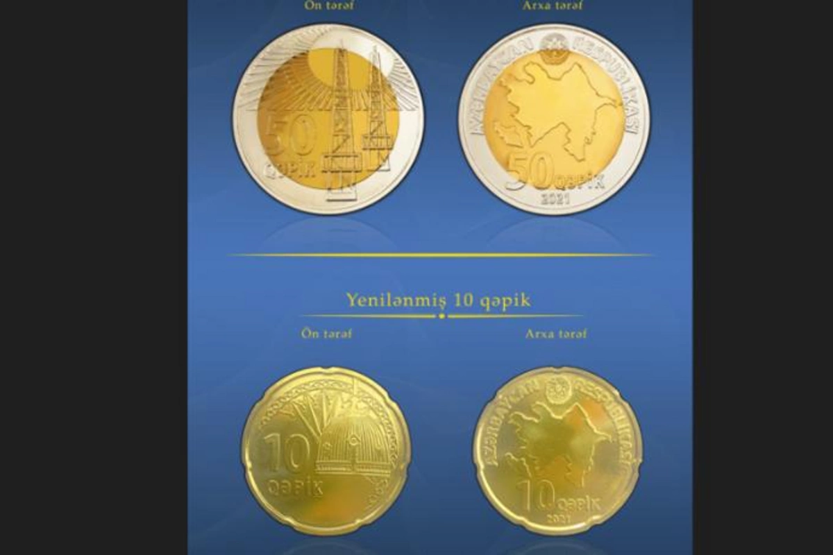Tədavülə yenilənmiş metal pul nişanları buraxıldı