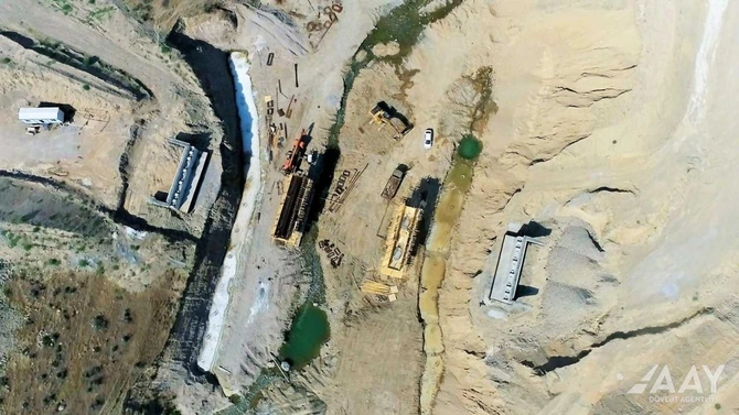 Talış-Tapqaraqoyunlu-Qaşaltı yeni avtomobil yolunun tikintisi sürətlə davam etdirilir — FOTOLAR