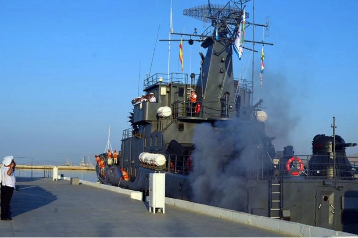 Azərbaycanın hərbi gəmiləri Rusiyadadır — FOTOLAR