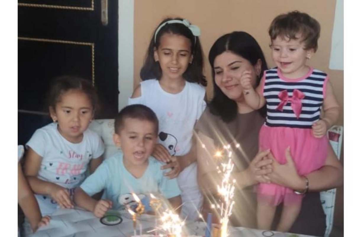 Abşeronda şəhid övladının doğum günü qeyd olundu — FOTOLAR