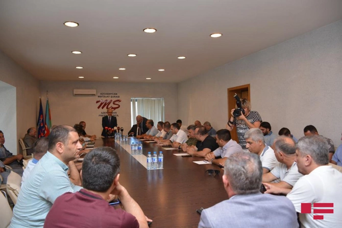 Mətbuat Şurasında Orduya dair bilgilərin yayılması ilə bağlı toplantı keçirildi — FOTOLAR