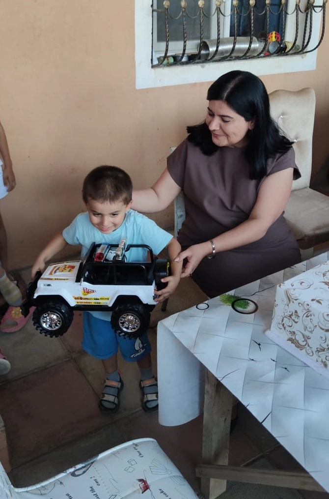Abşeronda şəhid övladının doğum günü qeyd olundu — FOTOLAR Abşeronda şəhid övladının doğum günü qeyd olundu — FOTOLAR