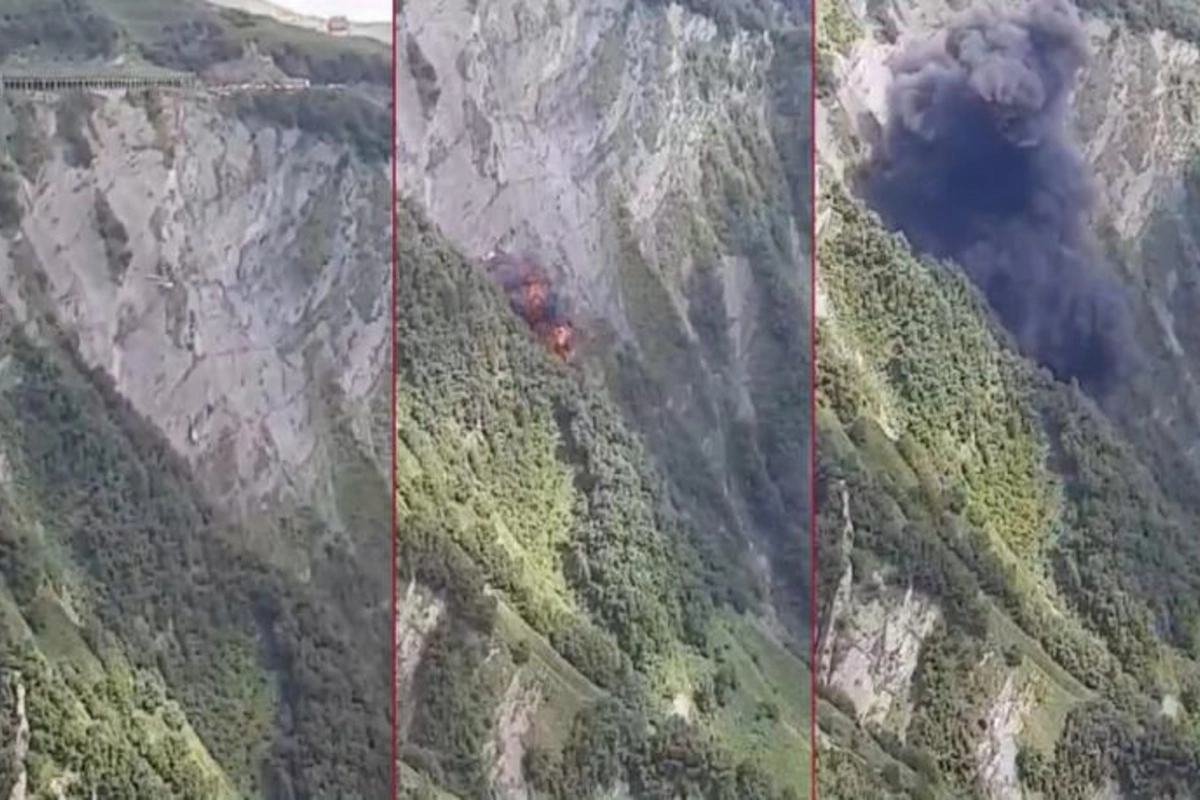 Gürcüstanda helikopter qəzaya uğradı — YENİLƏNİB