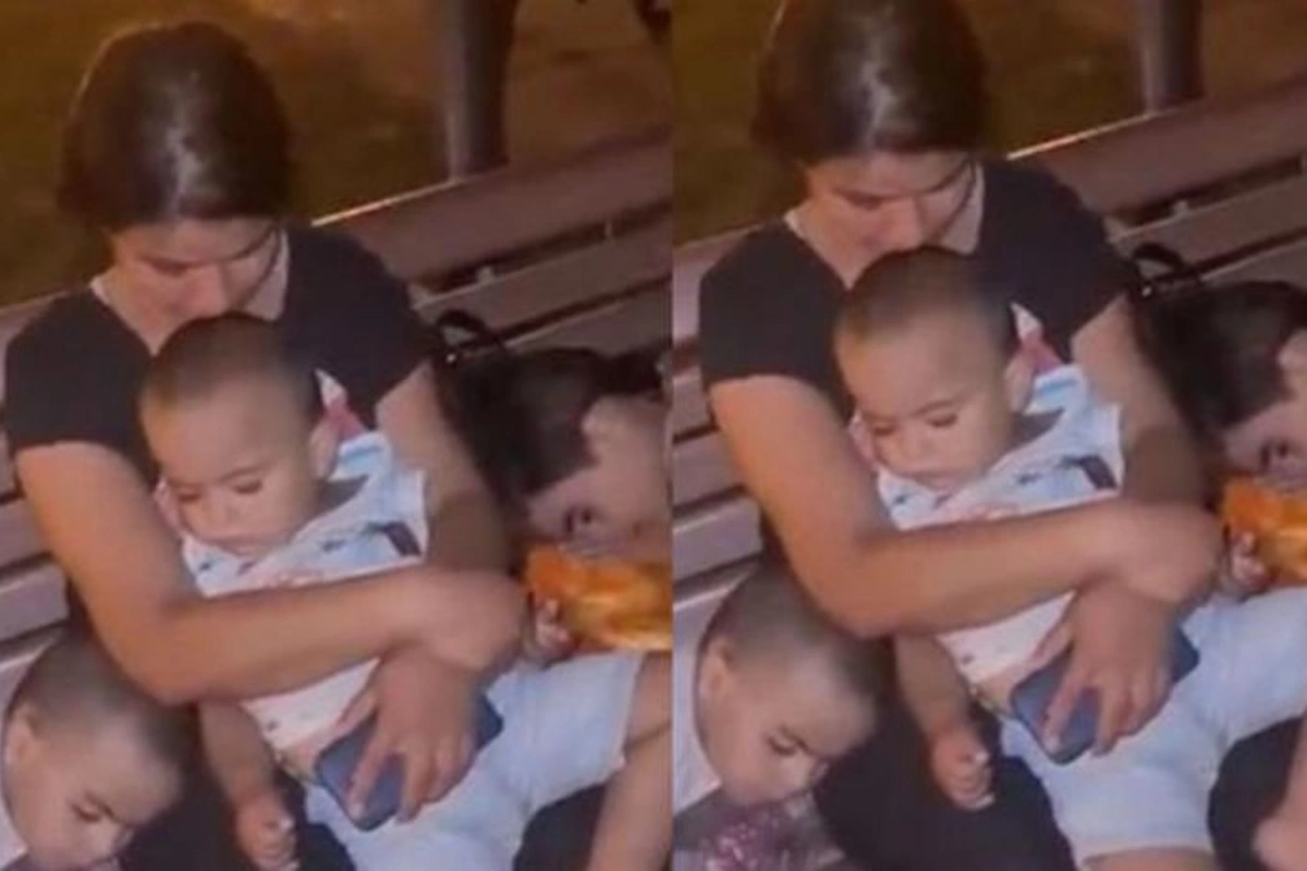 4 uşaqla parkda gecələyən ana danışdı — YENİLƏNİB + FOTO/VİDEO