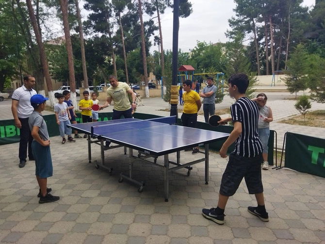 Salyanda stolüstü tennis üzrə kütləvi tədbir keçirildi — FOTOLAR Salyanda stolüstü tennis üzrə kütləvi tədbir keçirildi — FOTOLAR