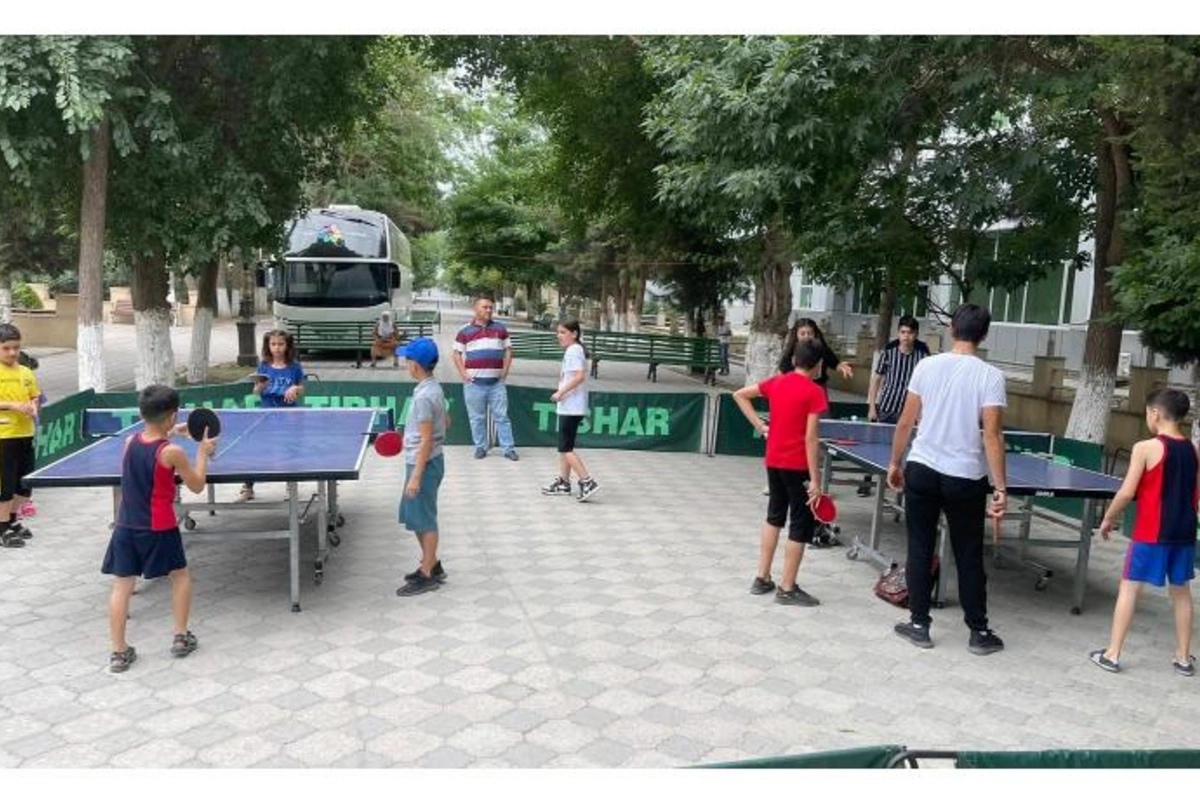 Salyanda stolüstü tennis üzrə kütləvi tədbir keçirildi — FOTOLAR