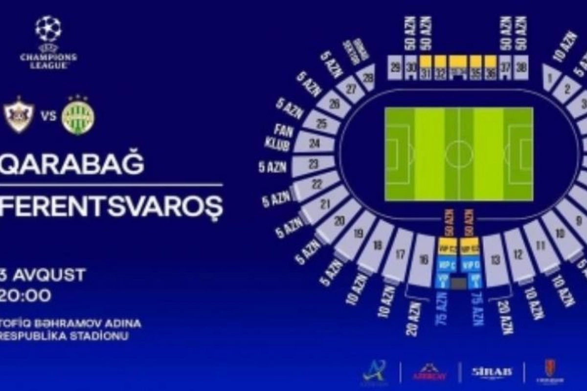 Qarabağın oyununun biletləri satışa çıxarıldı