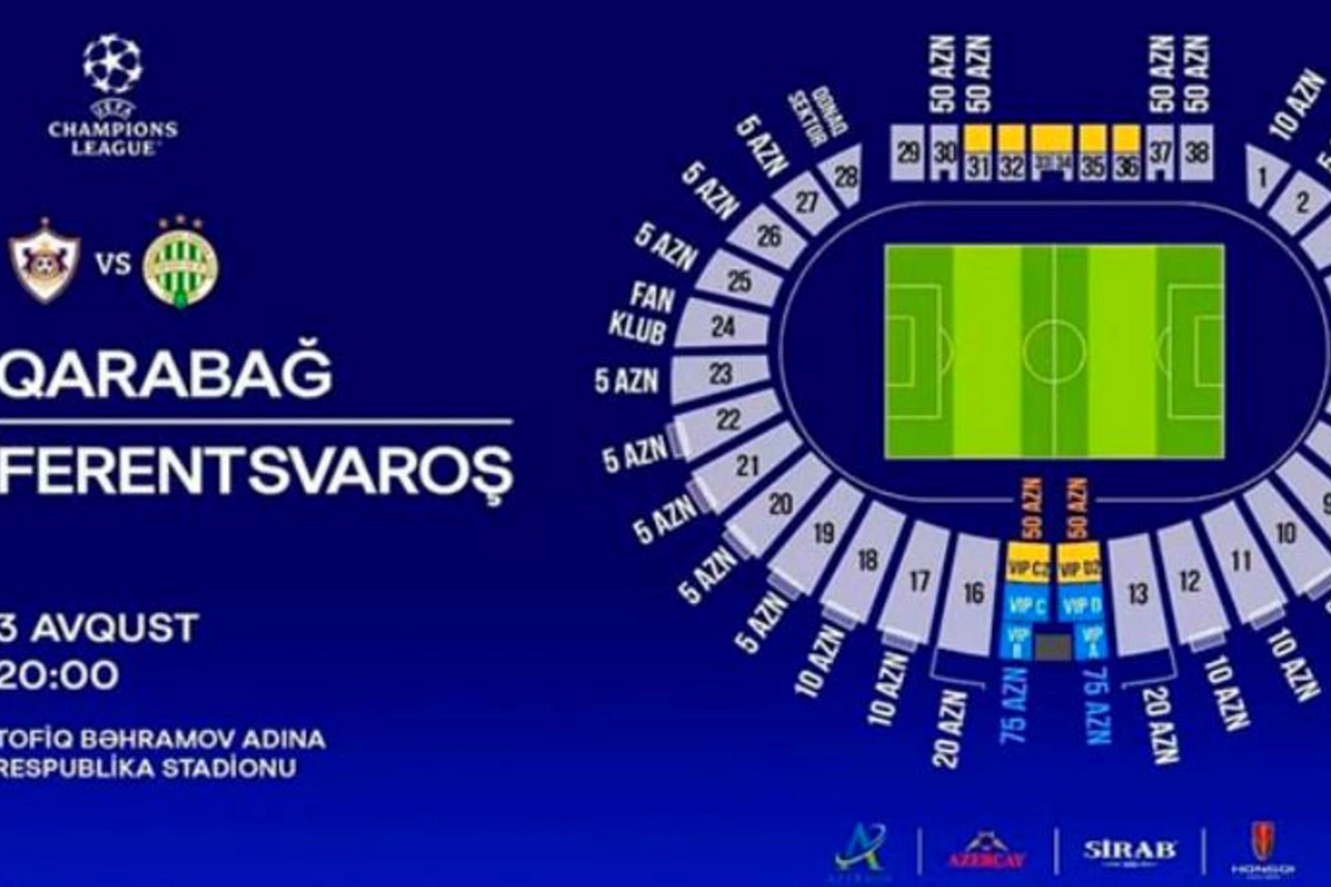 “Qarabağ”ın oyununa 4 saata 13 min 500 bilet satıldı