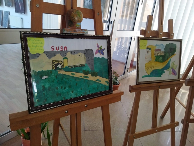 Salyanda “Şuşa sən azadsan” adlı rəsm sərgisi keçirildi — FOTOLAR Salyanda “Şuşa sən azadsan” adlı rəsm sərgisi keçirildi — FOTOLAR