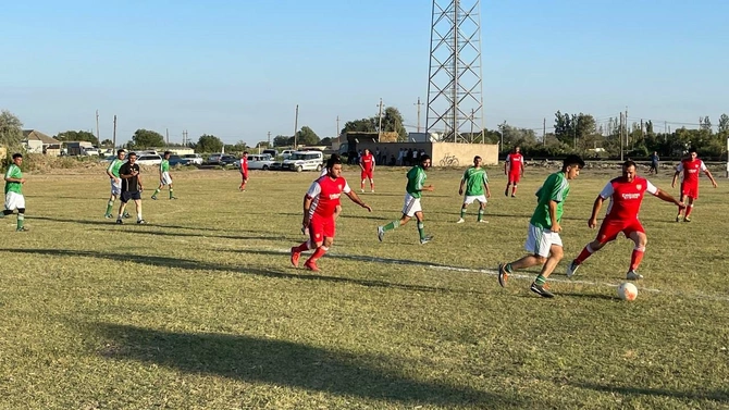 Salyanda şəhidlərin xatirəsinə həsr olunmuş açıq futbol turniri keçirilir — FOTOLAR