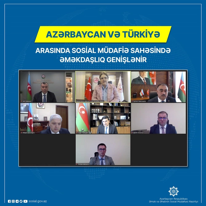 Azərbaycan və Türkiyə arasında sosial müdafiə sahəsində əməkdaşlıq genişlənir Azərbaycan və Türkiyə arasında sosial müdafiə sahəsində əməkdaşlıq genişlənir