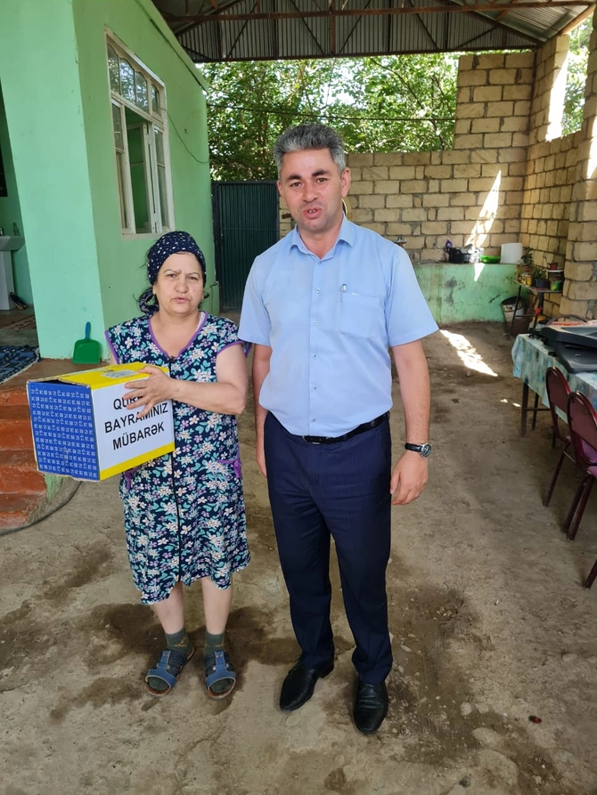 Füzulidə Vətən Müharibəsi şəhidlərinin ailələri ziyarət olundu — FOTOLAR Füzulidə Vətən Müharibəsi şəhidlərinin ailələri ziyarət olundu — FOTOLAR