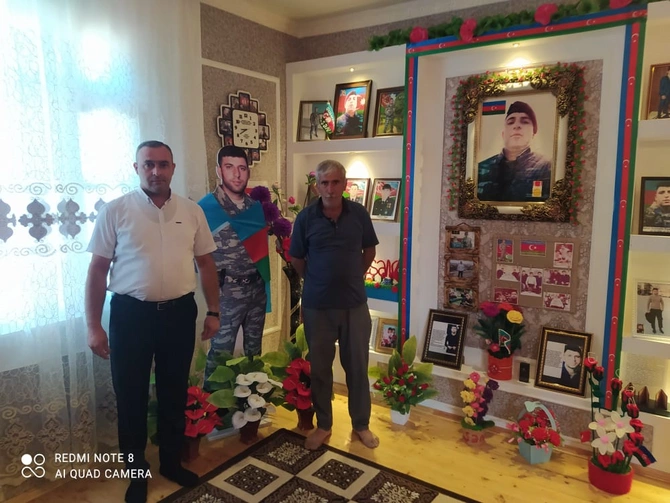 Füzulidə Vətən Müharibəsi şəhidlərinin ailələri ziyarət olundu — FOTOLAR Füzulidə Vətən Müharibəsi şəhidlərinin ailələri ziyarət olundu — FOTOLAR