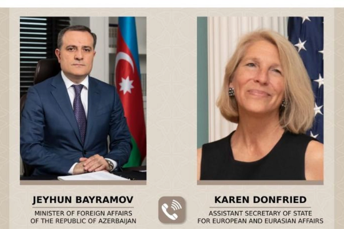 Ceyhun Bayramov ABŞ dövlət katibinin köməkçisi ilə telefonla danışdı