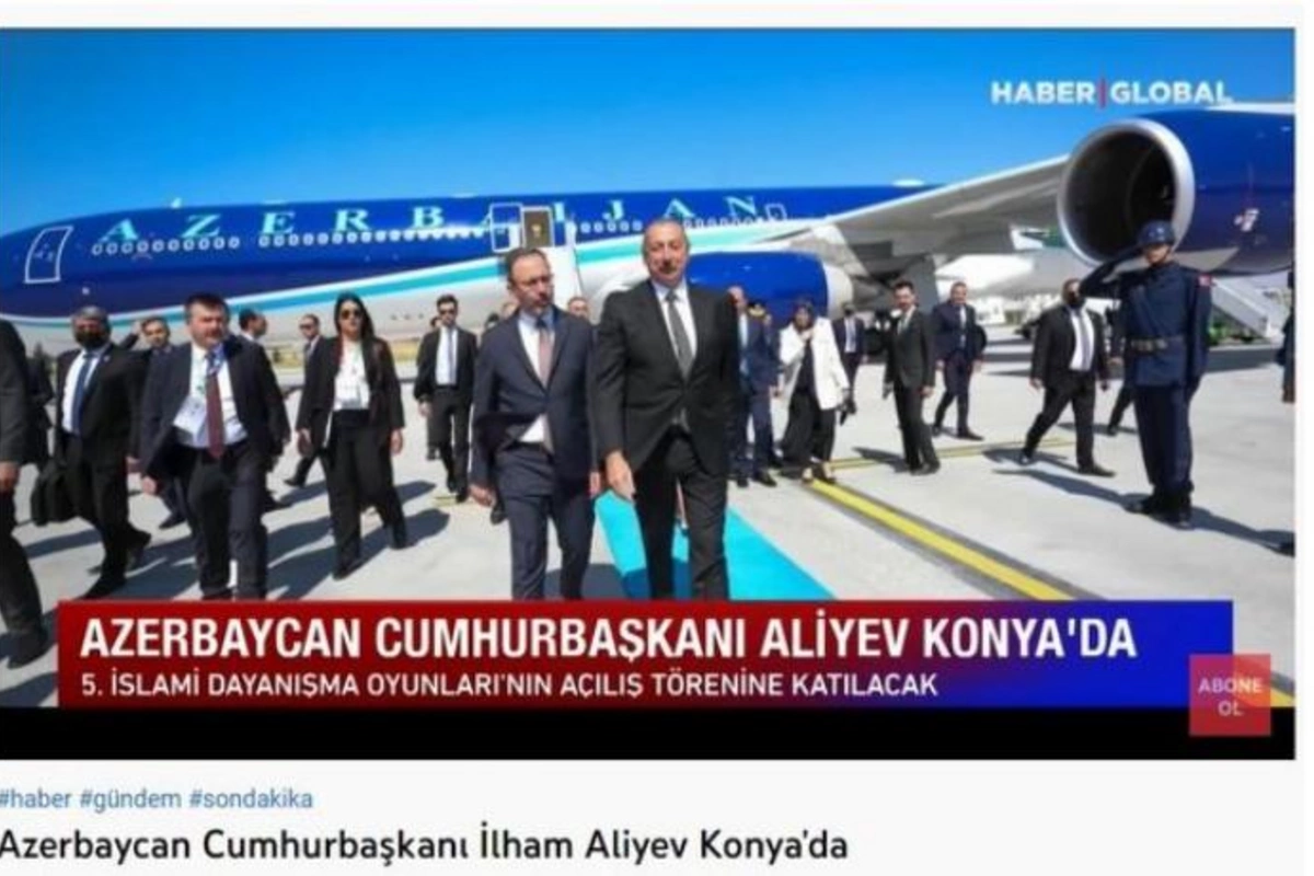 İlham Əliyevin Konyaya səfəri Türkiyə mediası tərəfindən geniş işıqlandırıldı — FOTOLAR