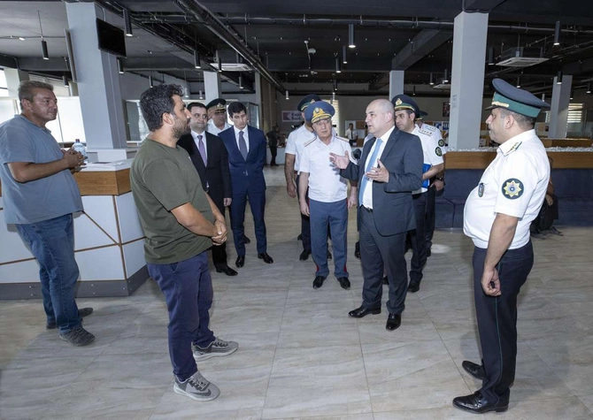 Şahin Bağırov gömrük postunda mövcud vəziyyətlə tanış olub — FOTOLAR