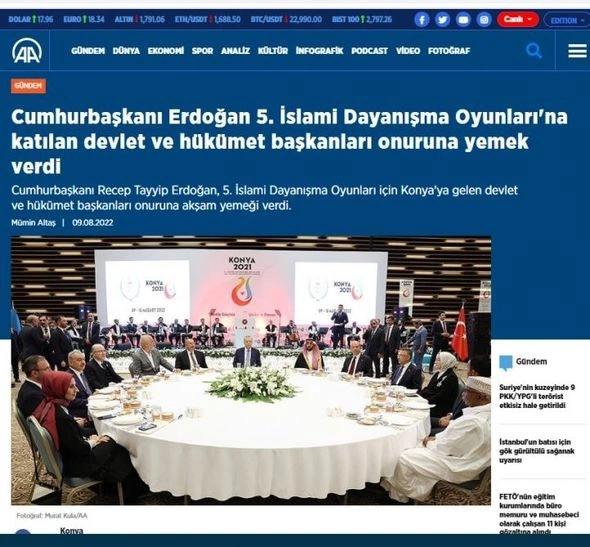 İlham Əliyevin Konyaya səfəri Türkiyə mediası tərəfindən geniş işıqlandırıldı — FOTOLAR