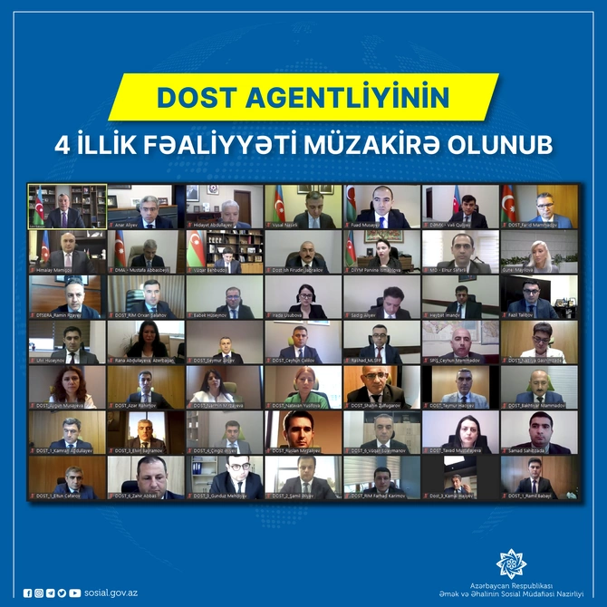 DOST Agentliyinin 4 illik fəaliyyəti müzakirə olundu — FOTO DOST Agentliyinin 4 illik fəaliyyəti müzakirə olundu — FOTO