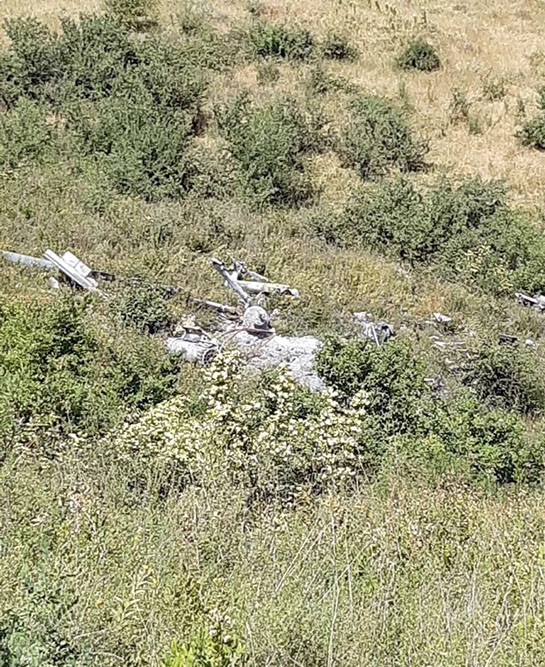 Xocavənddə Ermənistan Silahlı Qüvvələrinə məxsus helikopterin qalıqları aşkarlandı — FOTO Xocavənddə Ermənistan Silahlı Qüvvələrinə məxsus helikopterin qalıqları aşkarlandı — FOTO