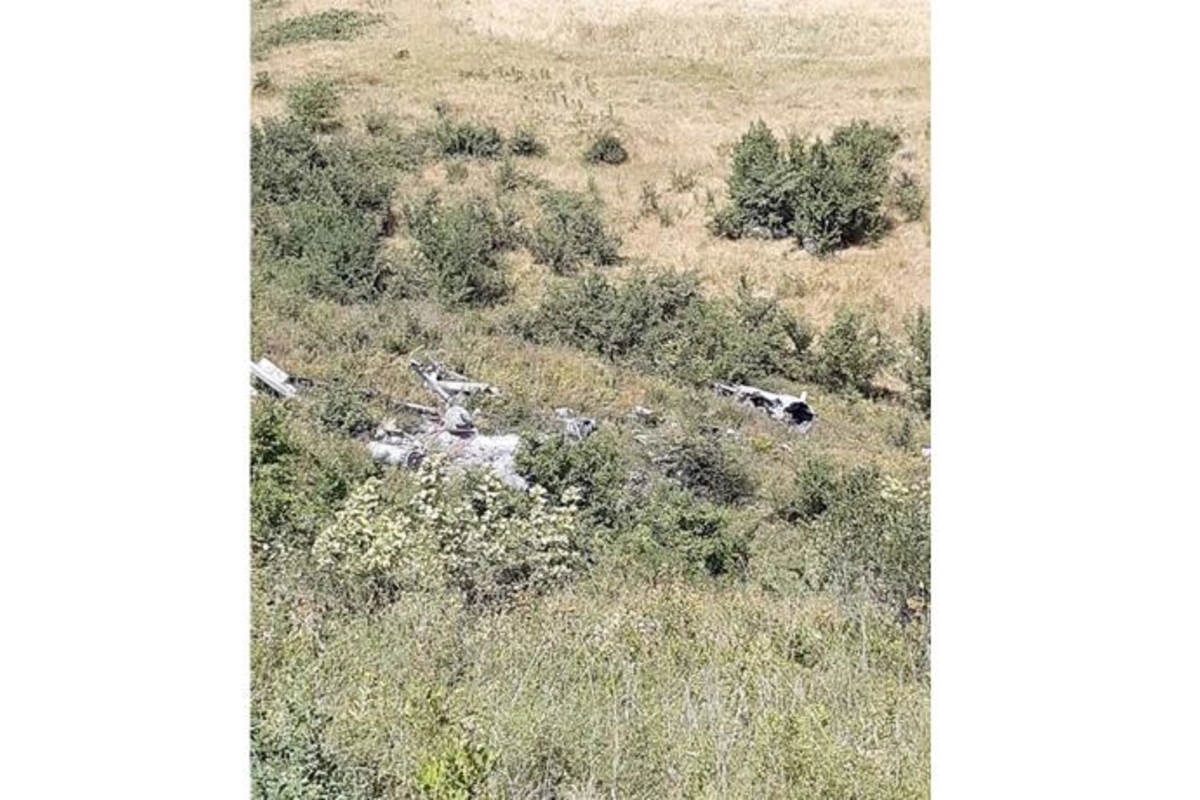Xocavənddə Ermənistan Silahlı Qüvvələrinə məxsus helikopterin qalıqları aşkarlandı — FOTO