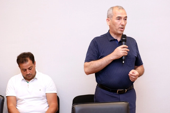 Baş direktorun müavini cari ilin 7 aylıq hesabatını təqdim etdi — FOTOLAR Baş direktorun müavini cari ilin 7 aylıq hesabatını təqdim etdi — FOTOLAR