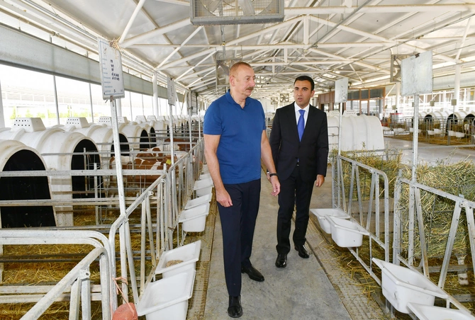 Prezident İlham Əliyev “Ağsu Aqropark”ın fəaliyyəti ilə tanış oldu — YENİLƏNİB/FOTO Prezident İlham Əliyev “Ağsu Aqropark”ın fəaliyyəti ilə tanış oldu — YENİLƏNİB/FOTO