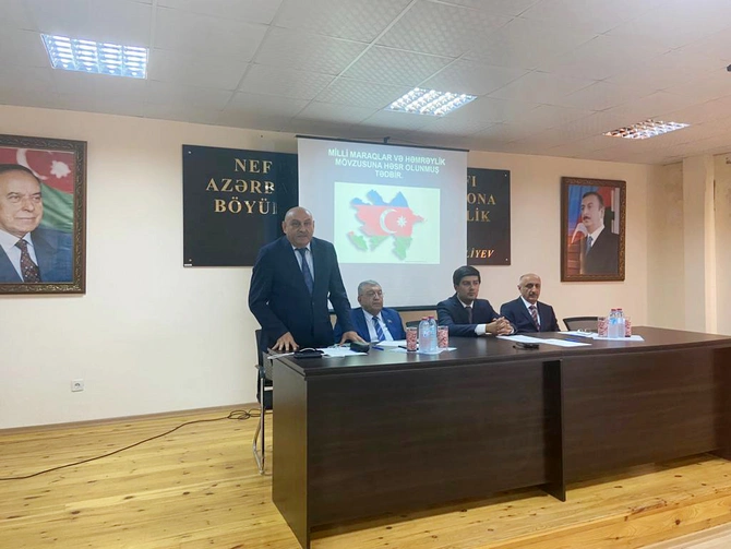Çilov qəsəbəsində Milli maraqlar və həmrəylik mövzusunda tədbir keçirildi — FOTO