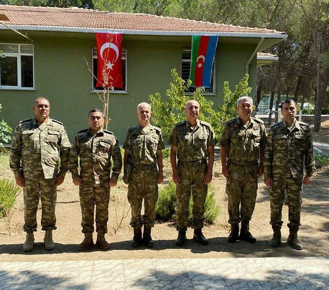 Azərbaycan hərbçiləri Türkiyədə keçirilən təlimdə iştirak etdi — FOTOLAR