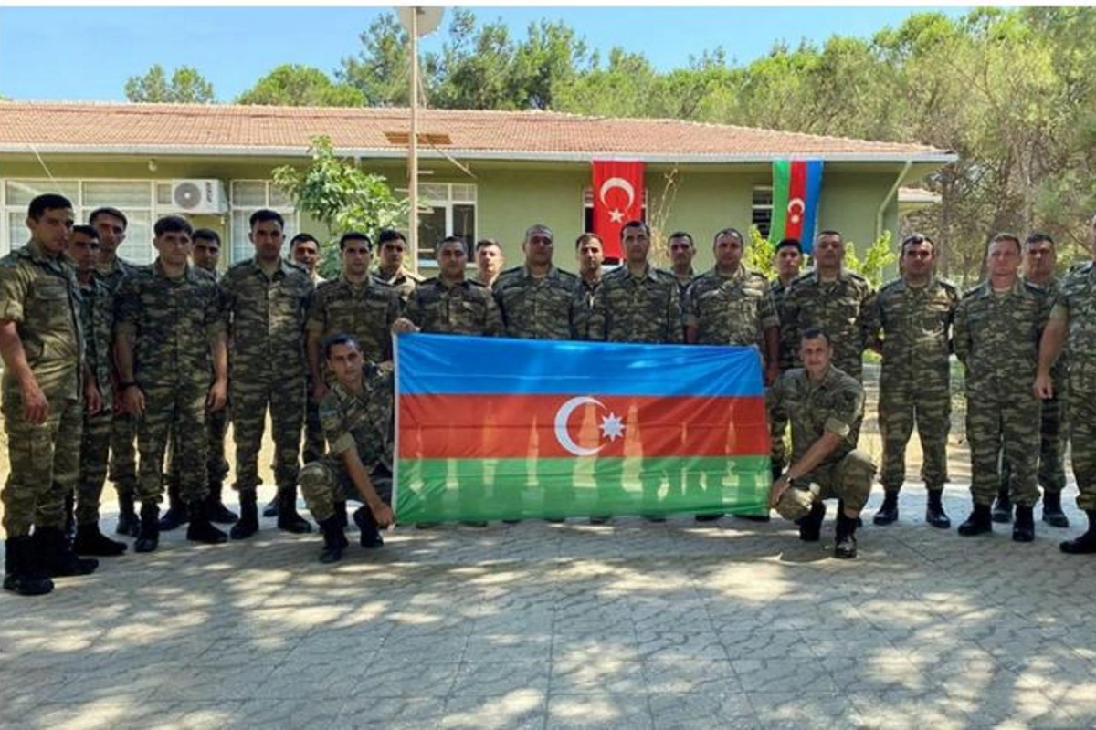 Azərbaycan hərbçiləri Türkiyədə keçirilən təlimdə iştirak etdi — FOTOLAR