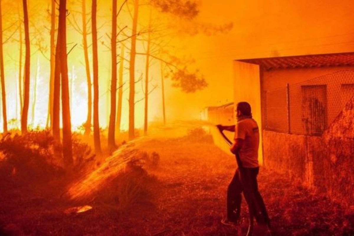 İspaniyada genişmiqyaslı meşə yanğını: Səkkiz kənd boşaldıldı