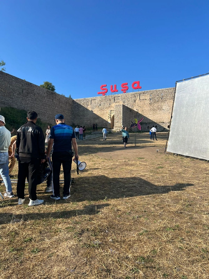 Şuşa ilə bağlı filmin çəkilişlərinə strat verildi — FOTOLAR