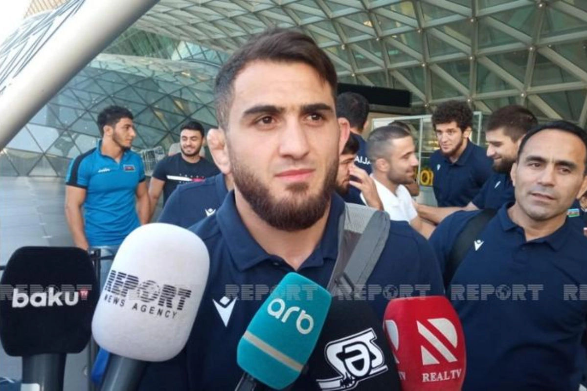 Hacı Əliyev: “Ən güclü rəqiblərimiz İran, Türkiyə güləşçiləri idi, şükür, qalib gəldim”