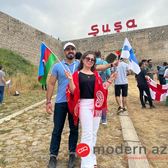 30 il sonra Şuşada ilk nişan — FOTOLAR