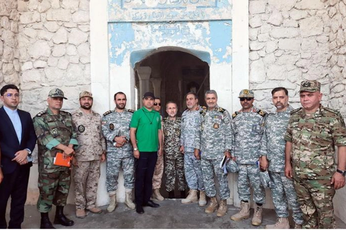 İran hərbi nümayəndə heyəti Ağdamda — FOTO