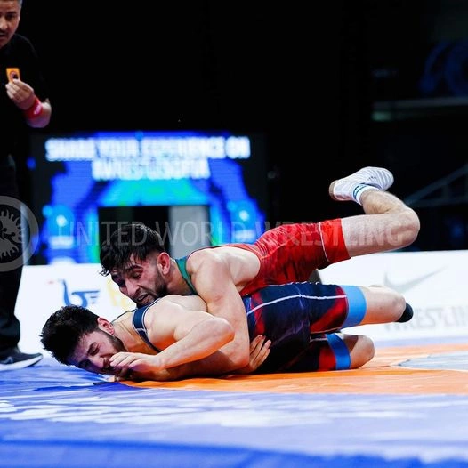 2 güləşçimiz dünya çempionatının finalına yüksəldi — FOTO