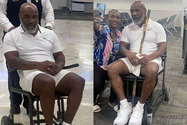 Tayson əlil arabasında — FOTO