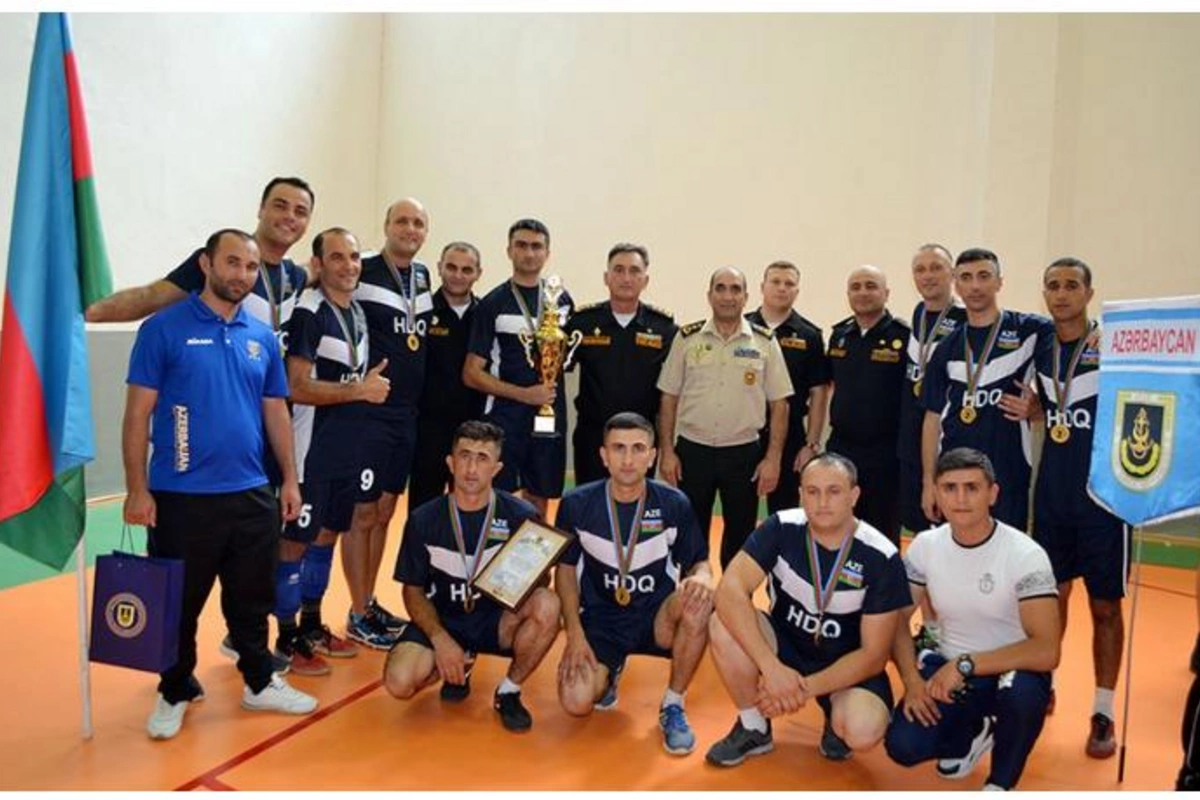 Azərbaycan hərbi dənizçiləri voleybol yarışının qalibi olublar