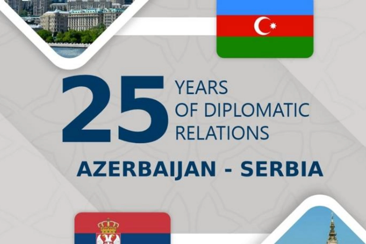 Azərbaycan və Serbiya arasında diplomatik əlaqələrin qurulmasının 25 ili tamam olur