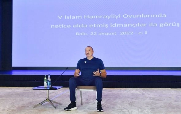 Prezidentlə xanımı İslamiadada uğur qazanmış idmançılarla görüşdü — YENİLƏNİB