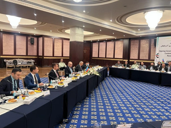 Azərbaycan, İran və Rusiya gömrük xidmətləri arasında Anlaşma Memorandumu imzalandı — FOTOLAR Azərbaycan, İran və Rusiya gömrük xidmətləri arasında Anlaşma Memorandumu imzalandı — FOTOLAR