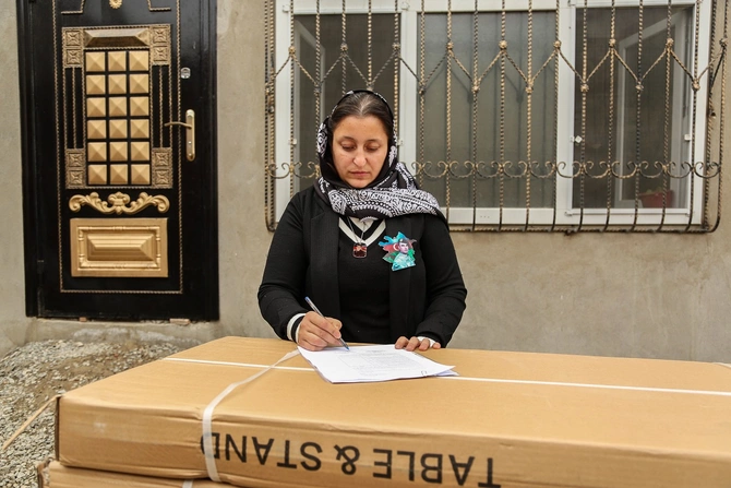 Son bir həftədə 571 şəxsə özünüməşğulluq proqramı üzrə aktivlər verildi — FOTOLAR