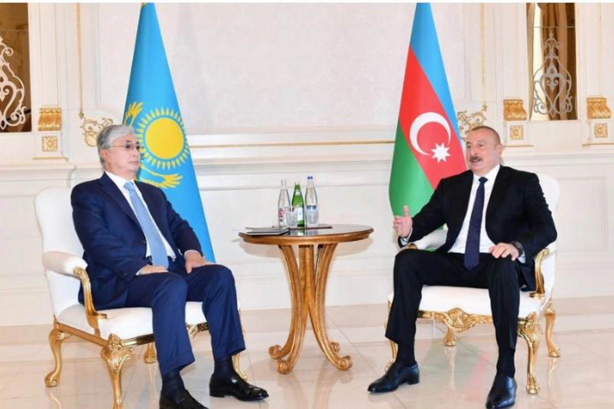 Azərbaycan və Qazaxıstan prezidentlərinin təkbətək görüşü oldu — FOTO