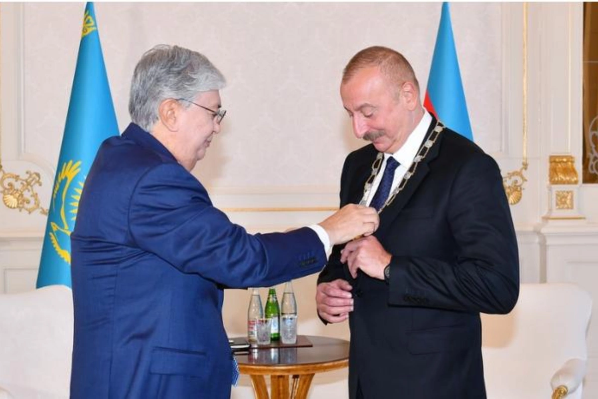 İlham Əliyev Qazaxıstanın “Altın kıran” – “Qızıl qartal” ali ordeni ilə təltif olundu — YENİLƏNİB
